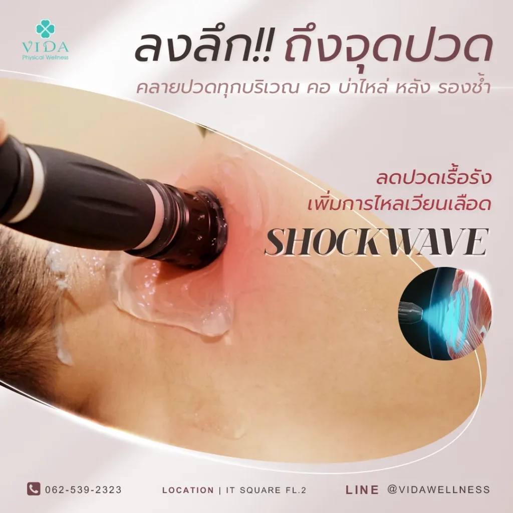 ปวดลึกๆ ออกแบบภาพ คลินิกกายภาพ wellness dgh agency 9