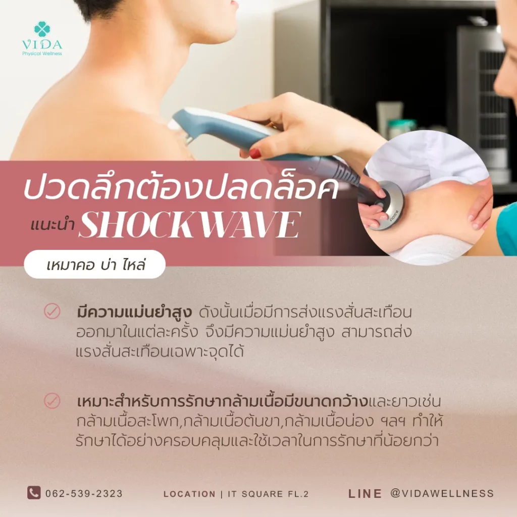 shockwave ออกแบบภาพ คลินิกกายภาพ wellness dgh agency 9